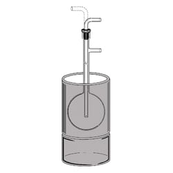 Ace Glass, Inc. 500mL vacuum trap flask only 100 x 235mm, Quantity: Each