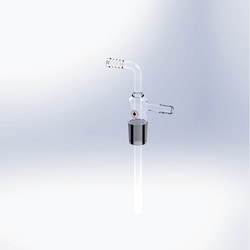 Ace Glass, Inc. 40/50 Bent Vertical Hose Barb Vacuum Trap Stopper, Quantity: