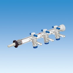 Ace Glass, Inc. Complete vacuum glass manifold unit with three 4mmstraight