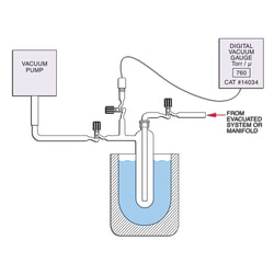 Ace Glass, Inc. HI-VAC TRAP BODY ONLY HI-VAC TRAP BODY ONLY, Quantity: