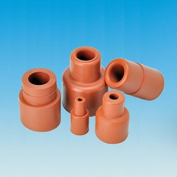 Ace Glass, Inc. Septa, red rubber, sized for 8mm OD tubing, sp/12, Quantity: