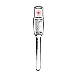 Ace Glass, Inc. Thermocouple well, 10/30 male ground joint, 5mm ID top,