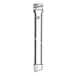 Ace Glass, Inc. Condenser, microscale, air reflux, 20-400 thread top with 14/10outer, 14/10 inner bottom