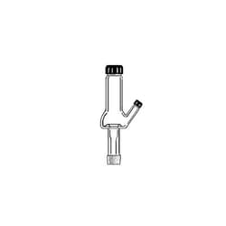 Ace Glass, Inc. H-h column w/side port 14/10 14/10 5/5, Quantity: Each