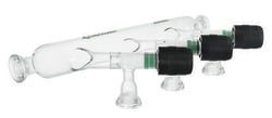 Chemglass Life Sciences 4-Port Airfree Schlenk Vacuum Manifold, Single