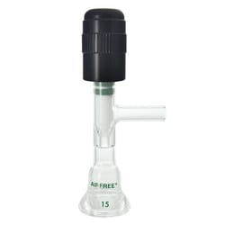 Chemglass Life Sciences&nbsp;Adapter, Connecting, Inlet, Airfree, Schlenk, 90°