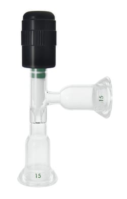 Chemglass Life Sciences Adapter, Connecting, Inlet, Airfree, Schlenk, 0-8mm