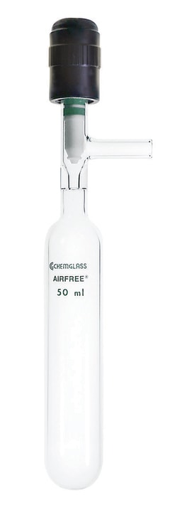 Chemglass Life Sciences 100mL Storage Vessel, Cajon, Airfree, Schlenk,