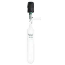 Chemglass Life Sciences 25mL Storage Vessel, Cajon, Airfree, Schlenk, 0-4mm