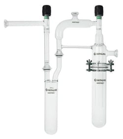 Chemglass Life Sciences Manifold Shut-off Adapter (A), Airfree, Schlenk,