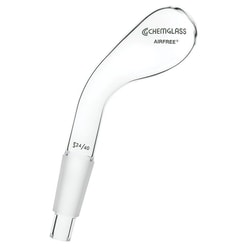 Chemglass Life Sciences Adapter, Solid Addition, Merlic, 14/20 Joint Size, Airfree, Schlenk