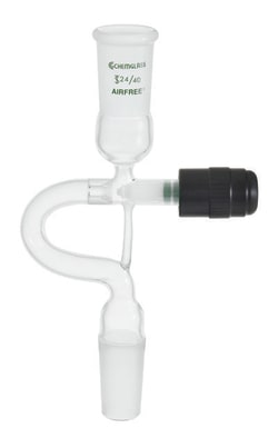 Chemglass Life Sciences&nbsp;Adapter, Connecting, Style B, 24/40 Joint Size, Airfree, Schlenk
