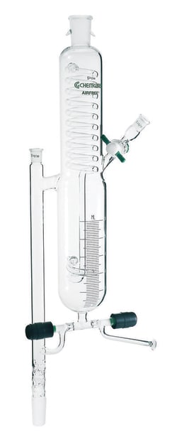 Chemglass Life Sciences 500mL Solvent Distillation Apparatus Complete,
