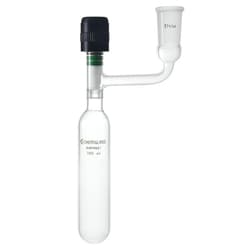 Chemglass Life Sciences 350mL Tube, Storage, 24/40 Outer Joint, Airfree, Schlenk