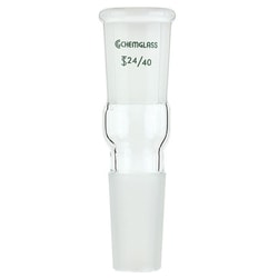 Chemglass Life Sciences Adapter, Connecting, 24/40 Joints, 70mm Between
