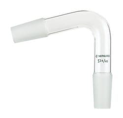 Chemglass Life Sciences Adapter, Distillation, 29/42 Inner Joints, Bent 75°