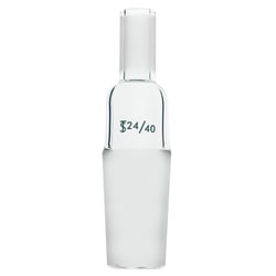 Chemglass Life Sciences&nbsp;Adapters, Inlet, 24/40 Inner Joint, Straight Swagelok, for 1/2