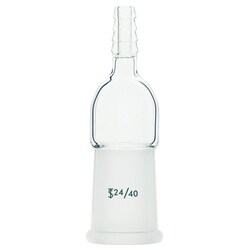 Chemglass Life Sciences&nbsp;Adapter, Inlet, 14/20 Outer Joint, 65mm Height