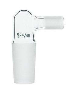 Chemglass Life Sciences Adapters, Inlet, 45/50 Inner Joint, 90° Swagelok,