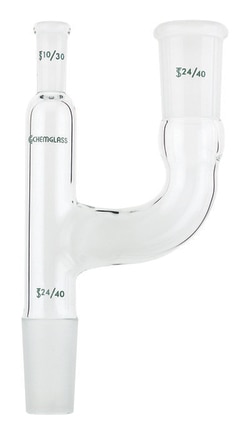 Chemglass Life Sciences&nbsp;Adapter, Claisen, 29/42 Joint Size, 10/30 Thermometer Joint For 25mm Immersion