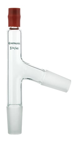 Chemglass Life Sciences Adapter, Distillation, 75°, 24/40 Inner Joints,