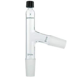 Chemglass Life Sciences&nbsp;Adapter, Distillation, 75°, 24/40 Inner Joints, #7 Chem-Thread