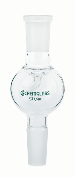 Chemglass Life Sciences Adapter, Distilling Trap, Kjeldahl, 29/42 Joint