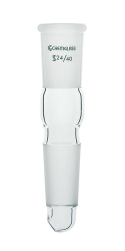 Chemglass Life Sciences&nbsp;Adapter, Splash Guard, Top: 29/42, Lower: 29/42