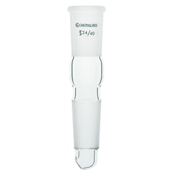Chemglass Life Sciences&nbsp;Adapter, Splash Guard, Top: 24/40, Lower: 24/40