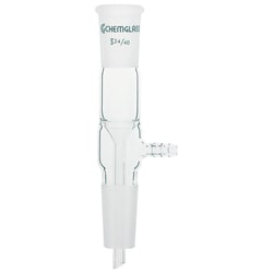 Chemglass Life Sciences Adapter, Vacuum Take-Off, Vertical, 24/40 Joint Size