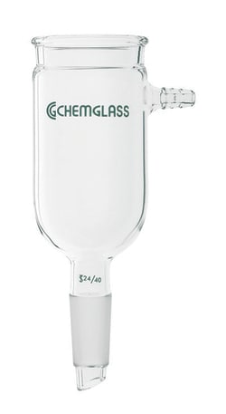 Chemglass Life Sciences&nbsp;Adapter, Vacuum Filtration, #1 Top Pluro Stopper, 14/20 Lower Inner, Fits Funnel Capacity 2 to 30mL
