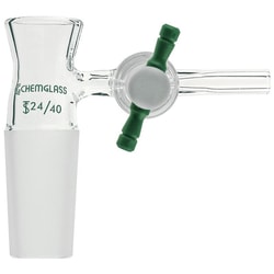 Chemglass Life Sciences Adapter, Vacuum Filtration, 29/42, #3 Pluro Stopper,
