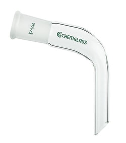 Chemglass Life Sciences Adapter, Distillation, 105°, 19/22 Outer