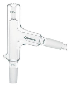 Chemglass Life Sciences&nbsp;Adapter, Distillation, 24/40 - 10/30, 75°, Jacketed