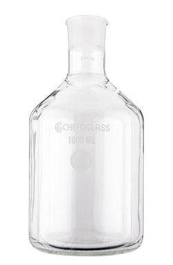 Chemglass Life Sciences Bottle Only, 1000mL, Gas Washing, 34/28