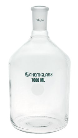 Chemglass Life Sciences&nbsp;Bottle, 250mL, Storage, 24/40 Outer Joint, Single Neck