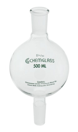 Chemglass Life Sciences 100mL Reservoir, Chromatography, 24/40 Lower Inner
