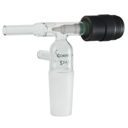 Chemglass Life Sciences Adapter, Flow Control, Chromatography, 24/40 Inner