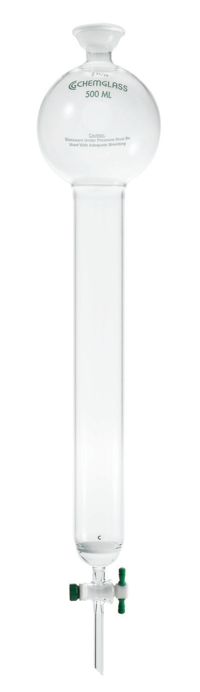 Chemglass Life Sciences Column, Chromatography, 35/20 Socket Joint