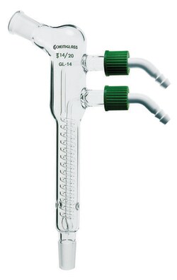Chemglass Life Sciences Condenser, Reflux, 210mm, 14/20 Joint Size, 100mm