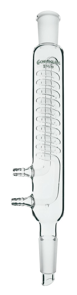 Chemglass Life Sciences Condenser, Reflux, 24/40, 395mm OAH