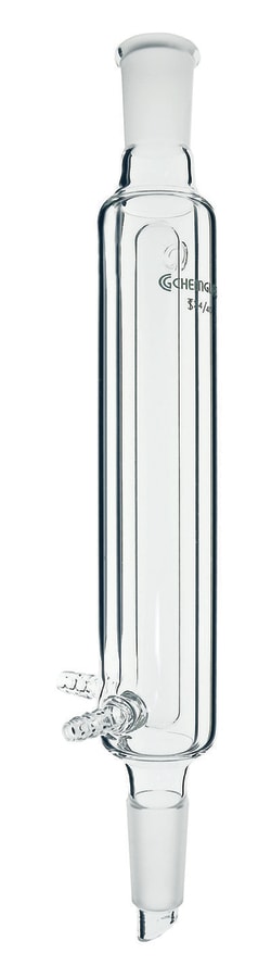 Chemglass Life Sciences Condenser, Reflux, Double Cooling, 320 x 45mm, 24/40 Joint