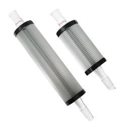 Chemglass Life Sciences High Efficiency Air Condenser, 200mm, 14/20 Outer