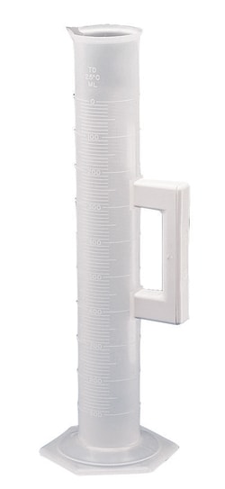 Chemglass Life Sciences Cylinder, Large Capacity, 2000mL, Polypropylene,