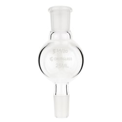 Chemglass Life Sciences Distilling Bulb, 15mL, Kugelrohr, 14/20 Joint