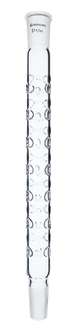 Chemglass Life Sciences Distilling Column, 29/42 Joint, 300mm, Vigreux,