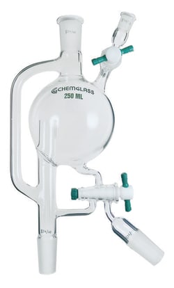 Chemglass Life Sciences Distillation Head, 250mL, Solvent, Modified, 24/40