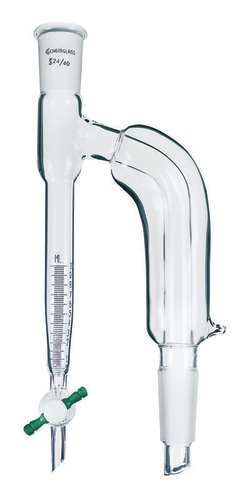 Chemglass Life Sciences Distilling Receiver, 10mL, Moisture Test, Barrett,