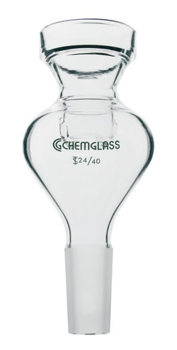 Chemglass Life Sciences 24/40 Vapor Tube/Trap Adapter, For Buchi R-200/R-250