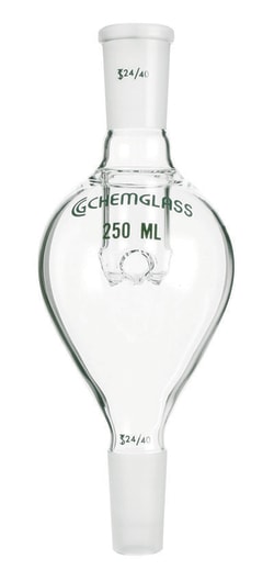 Chemglass Life Sciences Bump Trap, 100mL, Self Washing, Rotary Evaporator, 24/40 Top Outer, 29/26 Lower Inner